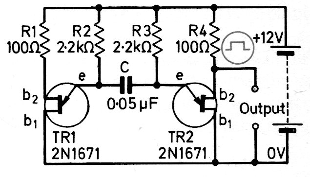 Astable con Unijuntura
Astable con Unijuntura