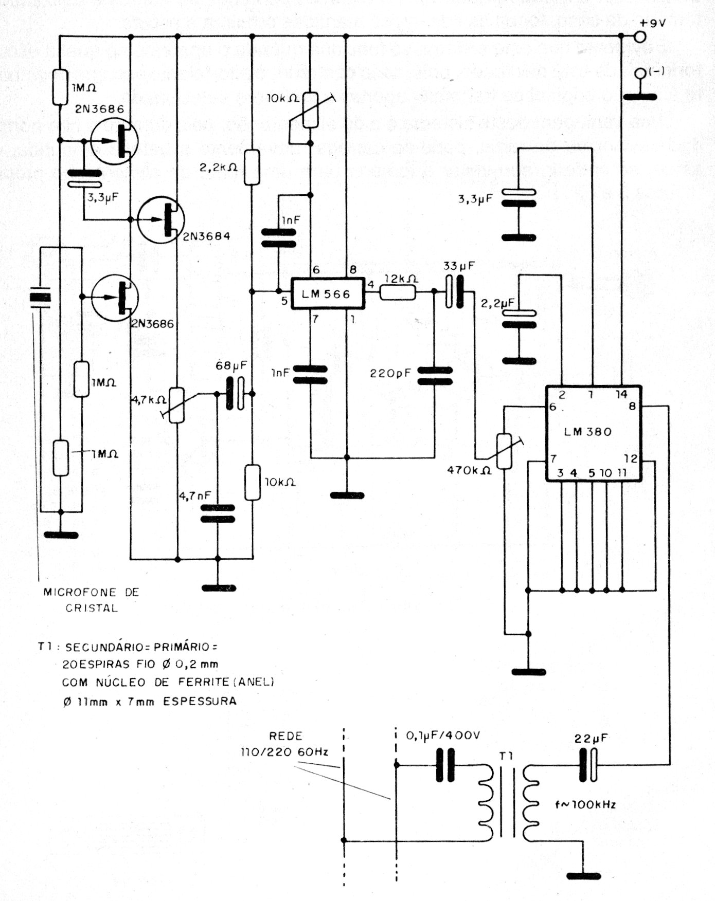 Transmisor de escucha a través de la red eléctrica
Transmisor de escucha a través de la red eléctrica