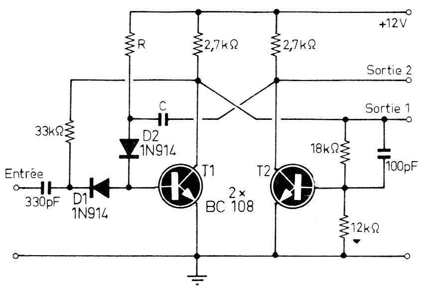 Monoestable transistorizado
Monoestable transistorizado