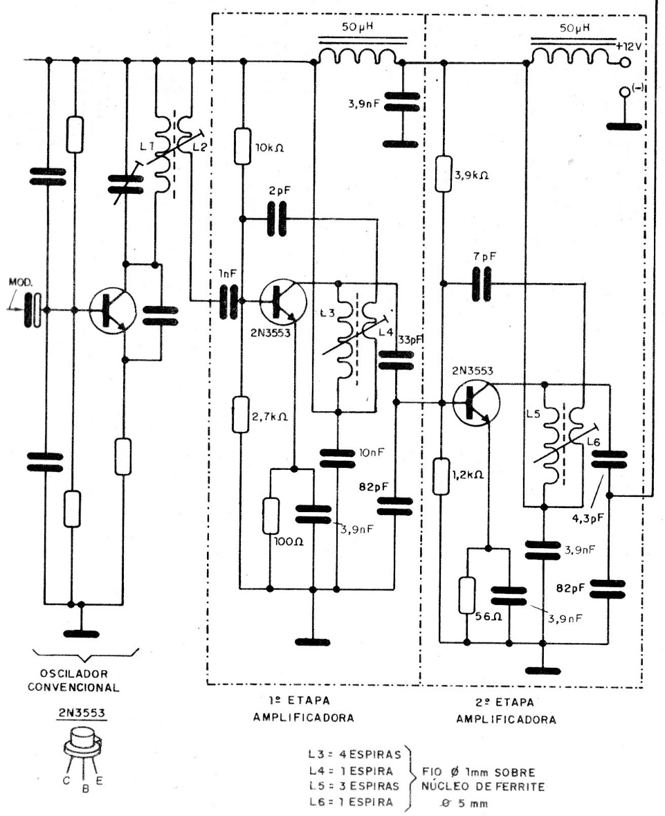 Paso de potencia para transmisores FM
Paso de potencia para transmisores FM
