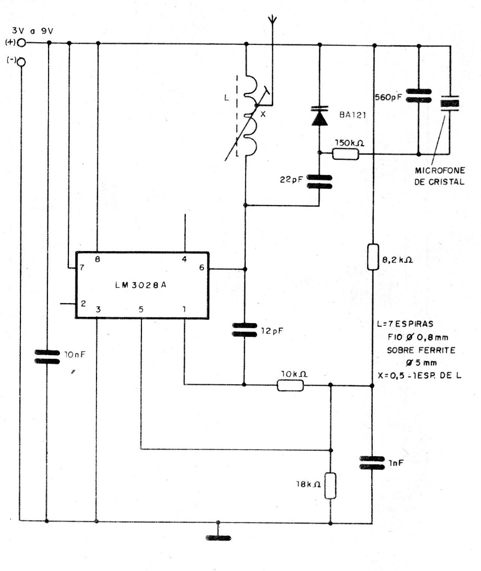 Transmisor con circuito integrado
Transmisor con circuito integrado
