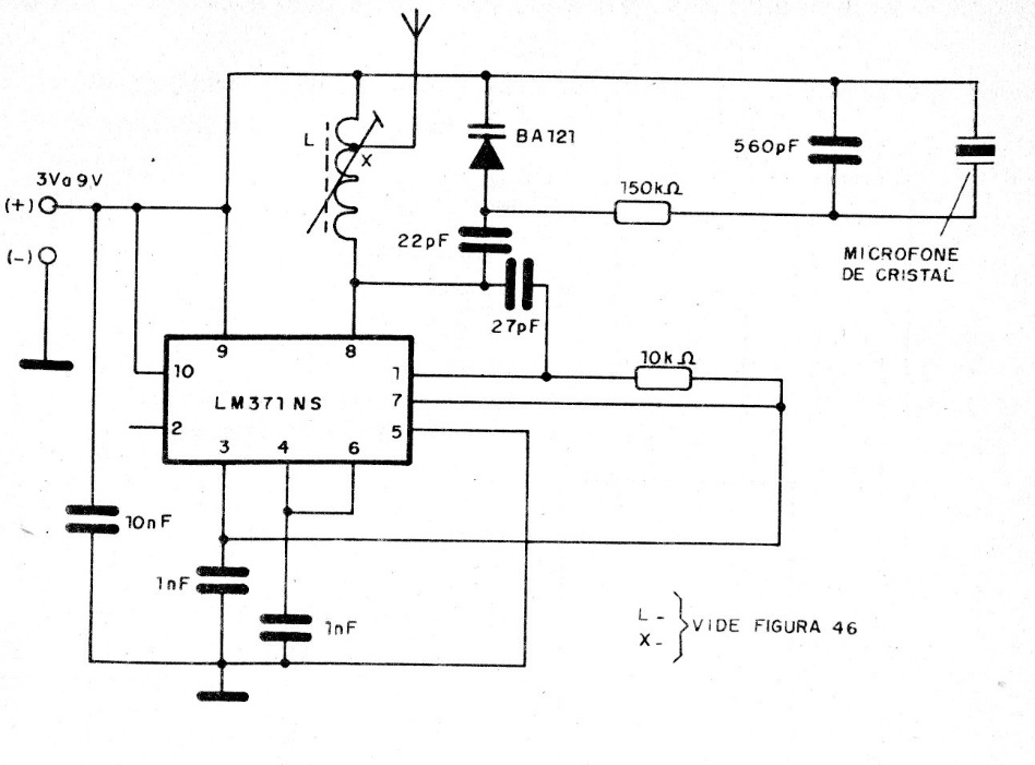 Transmisor con LM371
Transmisor con LM371