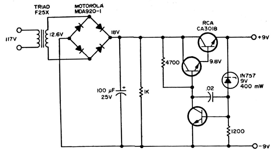 Fuente de alimentación de 9 V x 30 mA
Fuente de alimentación de 9 V x 30 mA