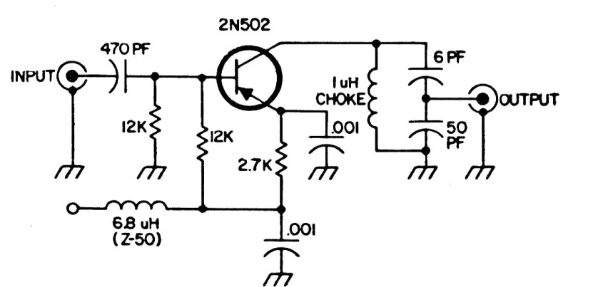 Preamplificador para el rango de 6 metros
Preamplificador para el rango de 6 metros