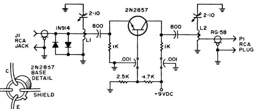 Preamplificador de 450 MHz
Preamplificador de 450 MHz