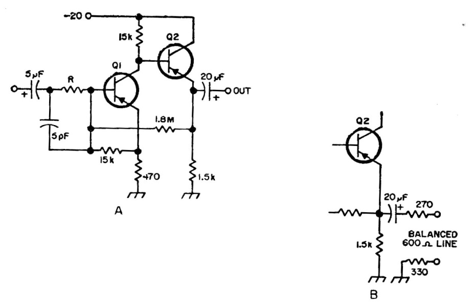 Preamplificador de alta impedancia
Preamplificador de alta impedancia