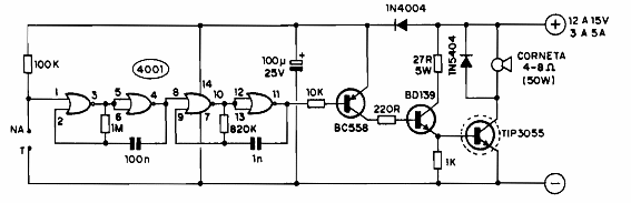 Sirena para Alarmas
Sirena para Alarmas