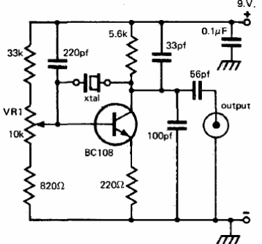 Oscilador de cristal
Oscilador de cristal