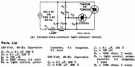 Atenuador con constante de tiempo doble
Atenuador con constante de tiempo doble