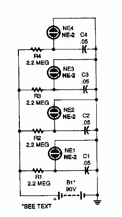 Luz intermitente de neón
Luz intermitente de neón