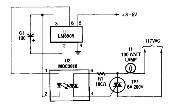 Pulsador de alta potencia LM3909
Pulsador de alta potencia LM3909