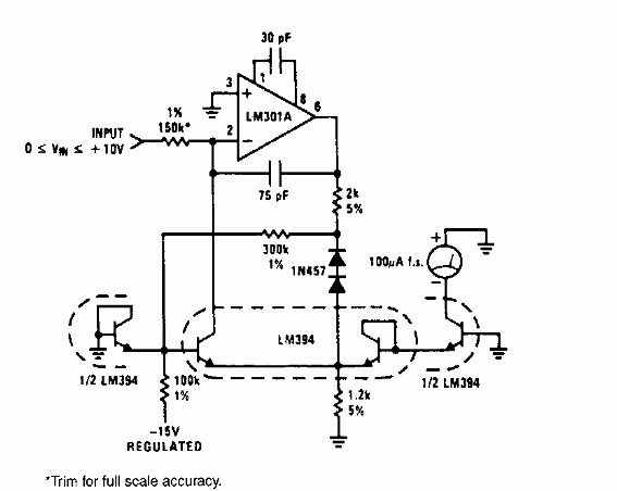 Circuito de raíz cuadrada
Circuito de raíz cuadrada