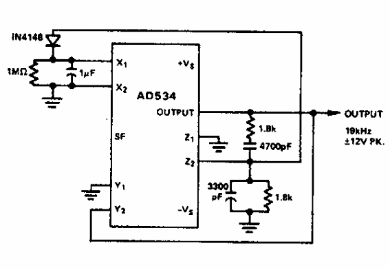 Oscilador de puente de Viena estabilizado
Oscilador de puente de Viena estabilizado