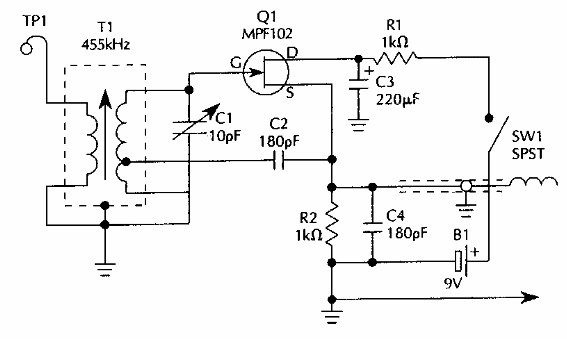 Oscilador de 455 kHz
Oscilador de 455 kHz