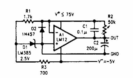 Regulador de 70 V
Regulador de 70 V