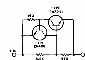 Diodo con dos transistores
Diodo con dos transistores