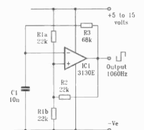 Oscilador de 100 kHz
Oscilador de 100 kHz