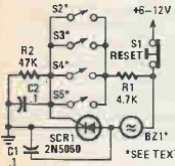 Alarma con sensores en paralelo
Alarma con sensores en paralelo