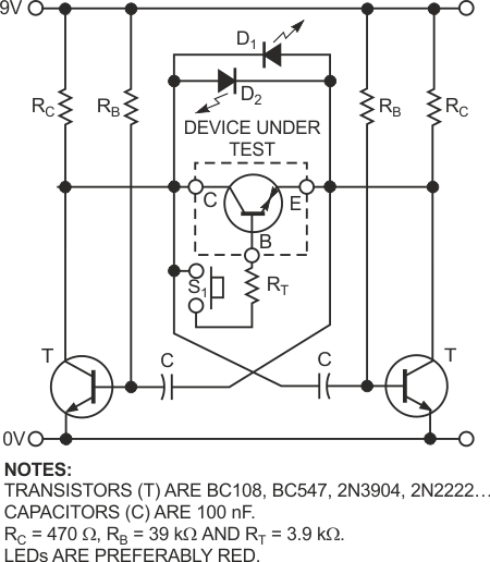 Prueba de transistor simple
Prueba de transistor simple