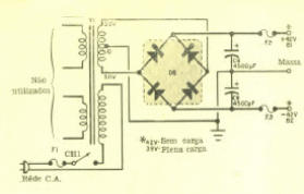 Fuente de alimentación para amplificador de 70 W
Fuente de alimentación para amplificador de 70 W