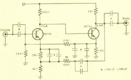 Amplificador de banda ancha
Amplificador de banda ancha