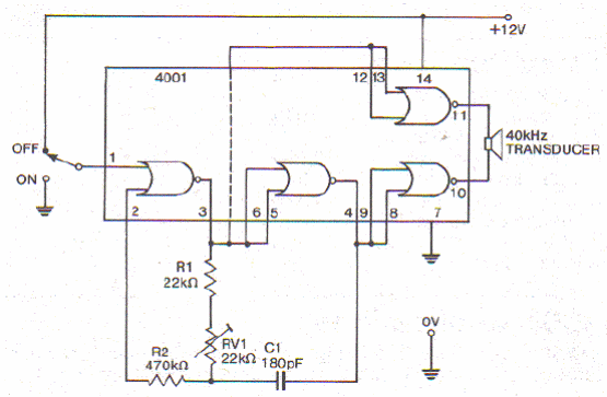 Oscilador ultrasónico
Oscilador ultrasónico