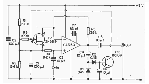 CA3130 Amplificador 
