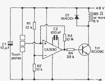 Tecla táctil CA3130
Tecla táctil CA3130