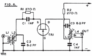 Amplificador para 70 MHz 
