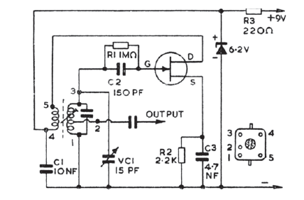 Oscilador de batido de 455 kHz 
