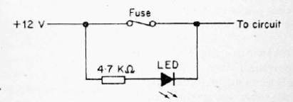 Indicador de fusible fundido 
