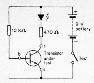 Prueba simple de transistor
Prueba simple de transistor