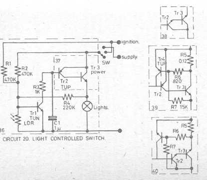 Interruptor controlado por luz 
