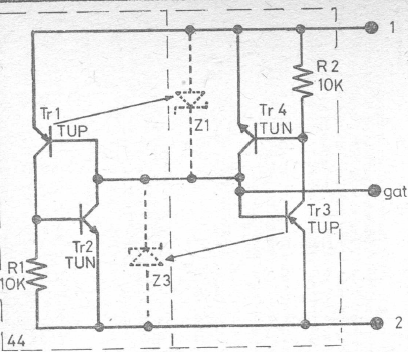 Interruptor bidireccional para usar con triacs 
