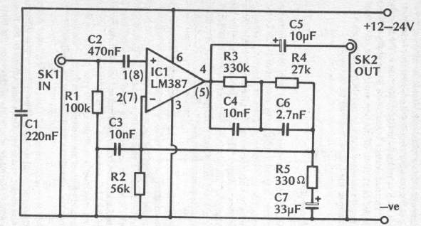Preamplificador RIAA
Preamplificador RIAA