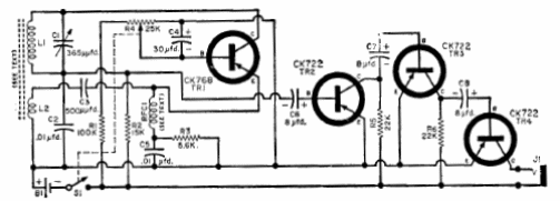 Receptor transistorizado 
