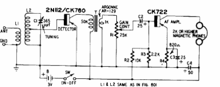 Radio de 2 transistores 
