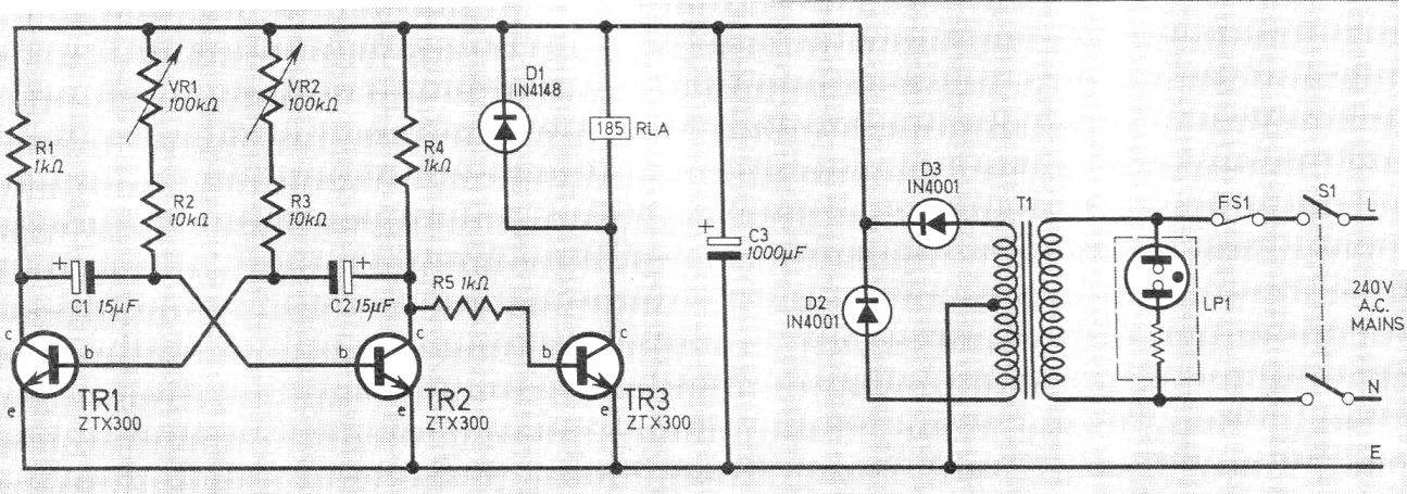 Parpadeante con Relé
Parpadeante con Relé