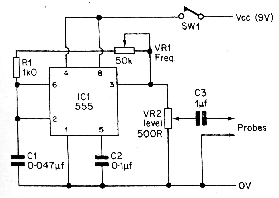 Inyector de Señales 555
Inyector de Señales 555