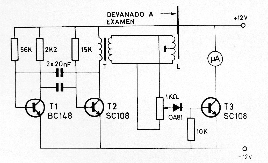 Detector de Corto en Bobinas
Detector de Corto en Bobinas