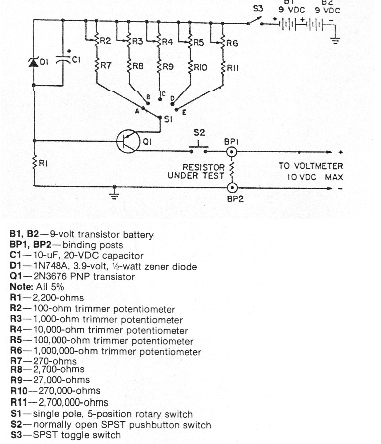 Adaptador para bajas resistencias
Adaptador para bajas resistencias