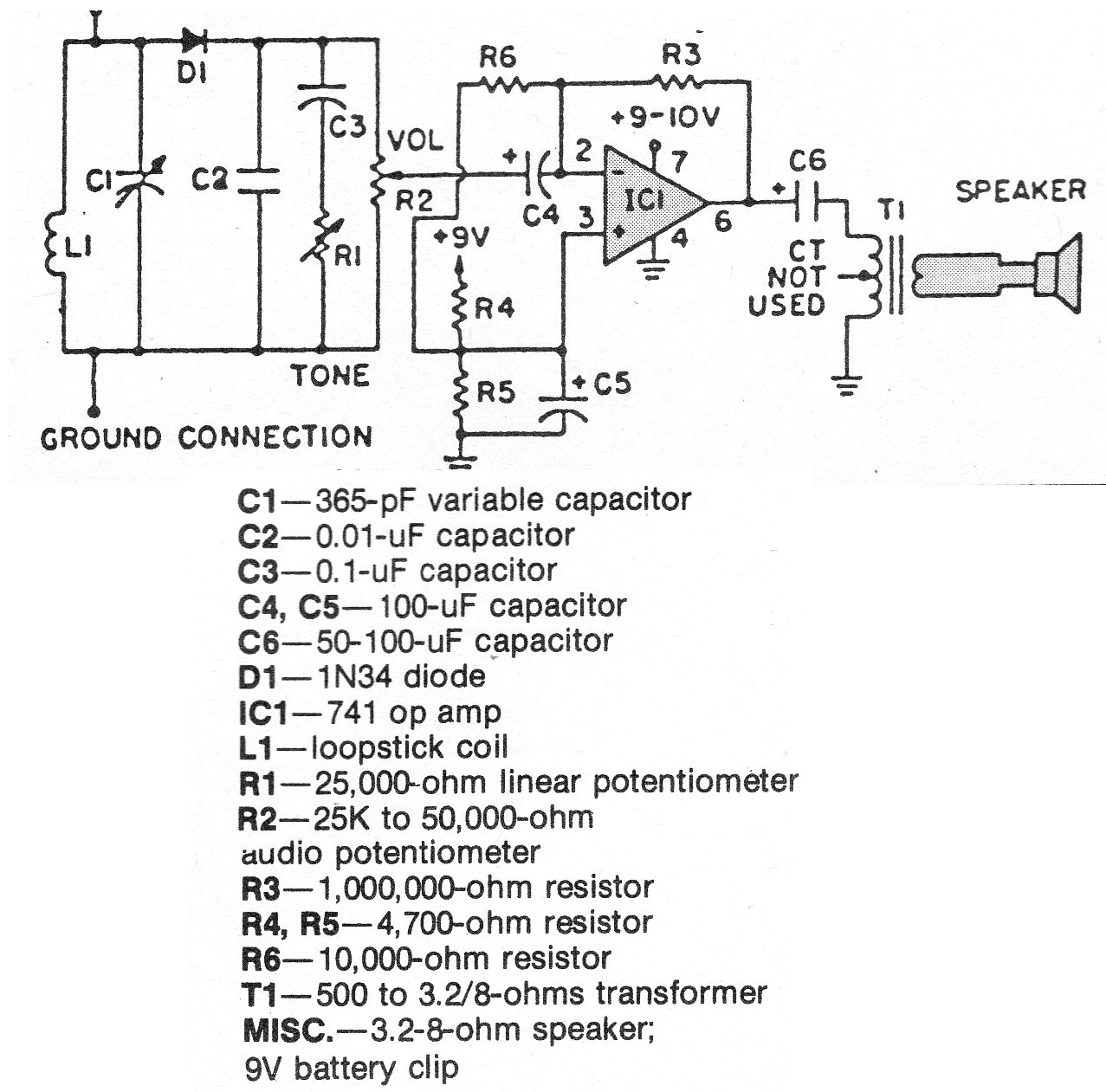 Radio AM con el 741
Radio AM con el 741