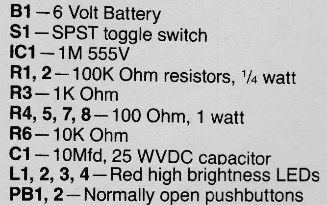 Indicador de dirección para la bicicleta
Indicador de dirección para la bicicleta