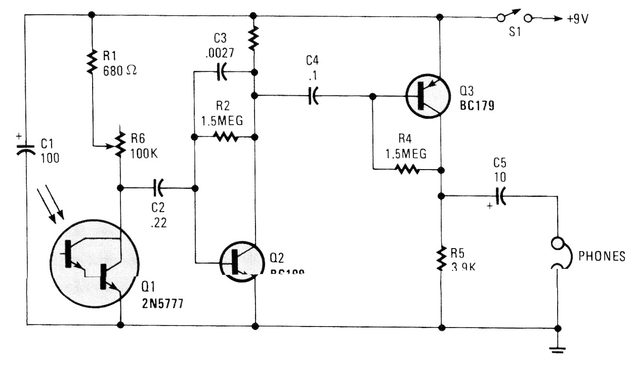 Receptor para luz modulada
Receptor para luz modulada