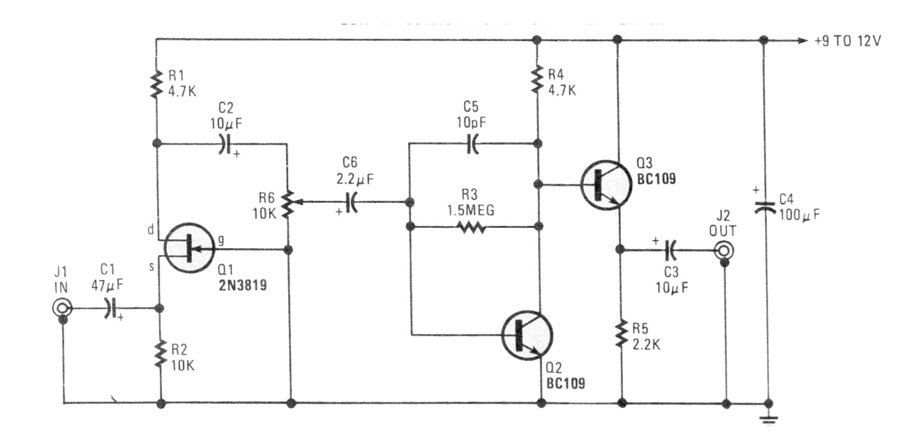 Preamplificador para micrófono de baja impedancia
Preamplificador para micrófono de baja impedancia
