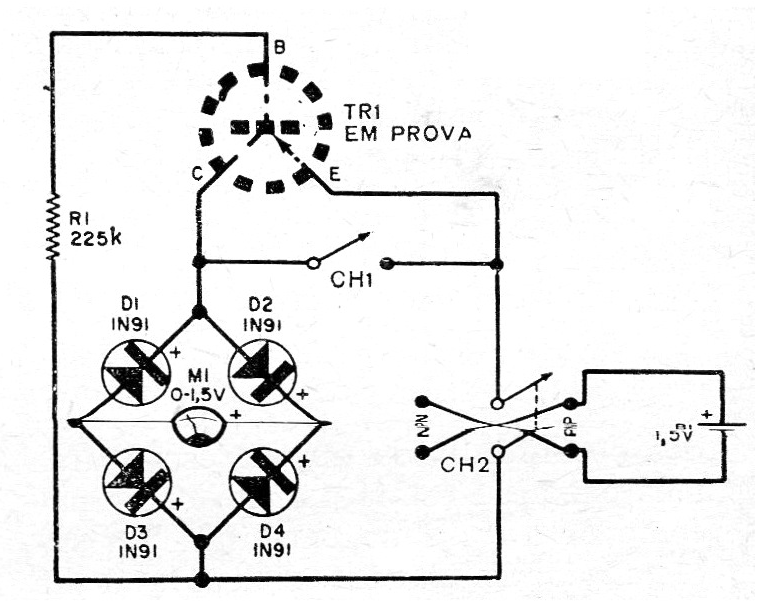Prueba simple de transistores
Prueba simple de transistores