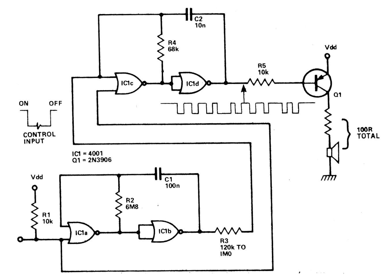Generador de Tono Variable
Generador de Tono Variable