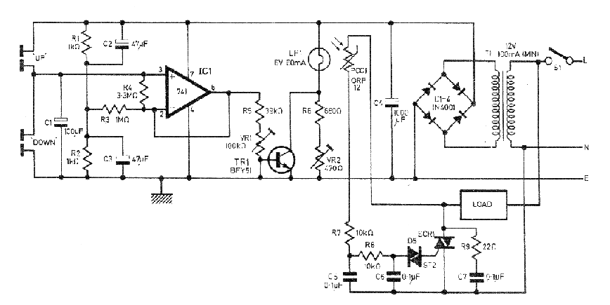 Dimmer de toque
Dimmer de toque