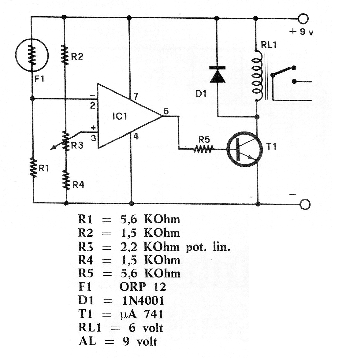 Relé de luz
Relé de luz