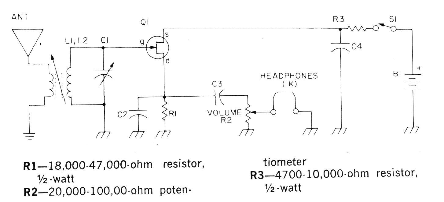 Radio AM con FET
Radio AM con FET